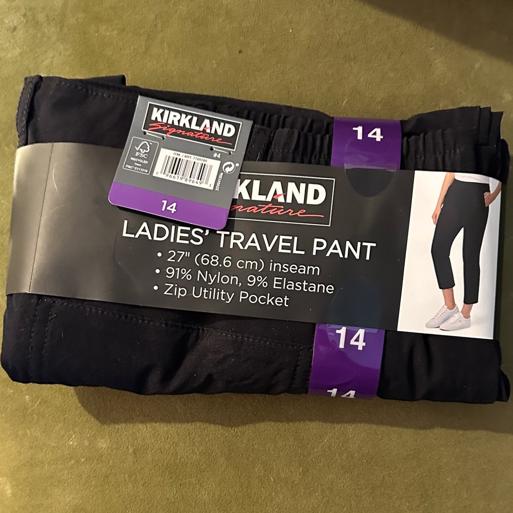 Kirkland Signature Black Ankle Pants